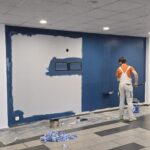 Výmalby kancelářských prostorů modrou barvou Hluboká nad Vltavou