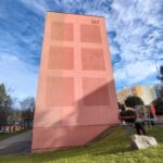 Čištění fasády panelového domu Hluboká nad Vltavou